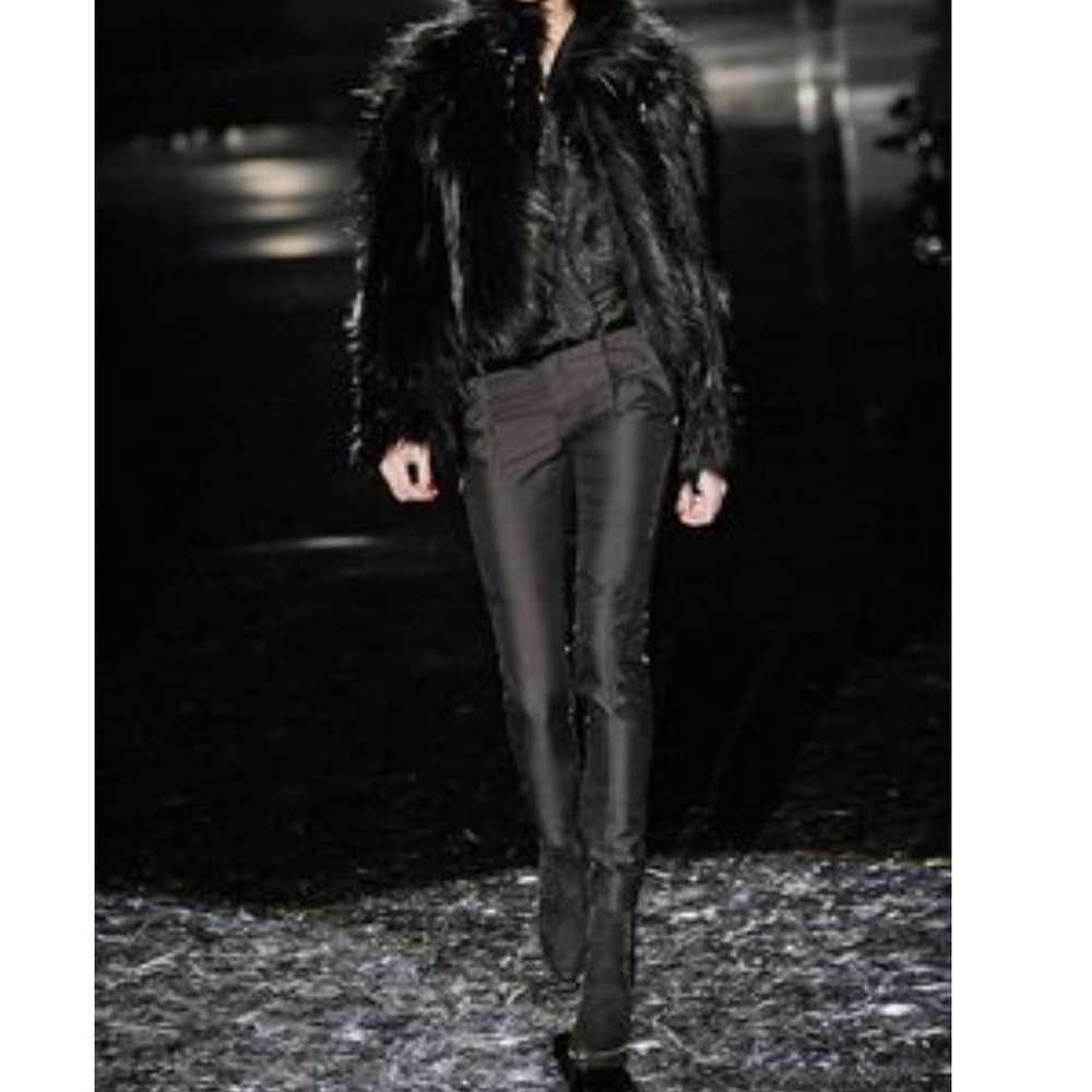 Gucci spider web detail skinny pants